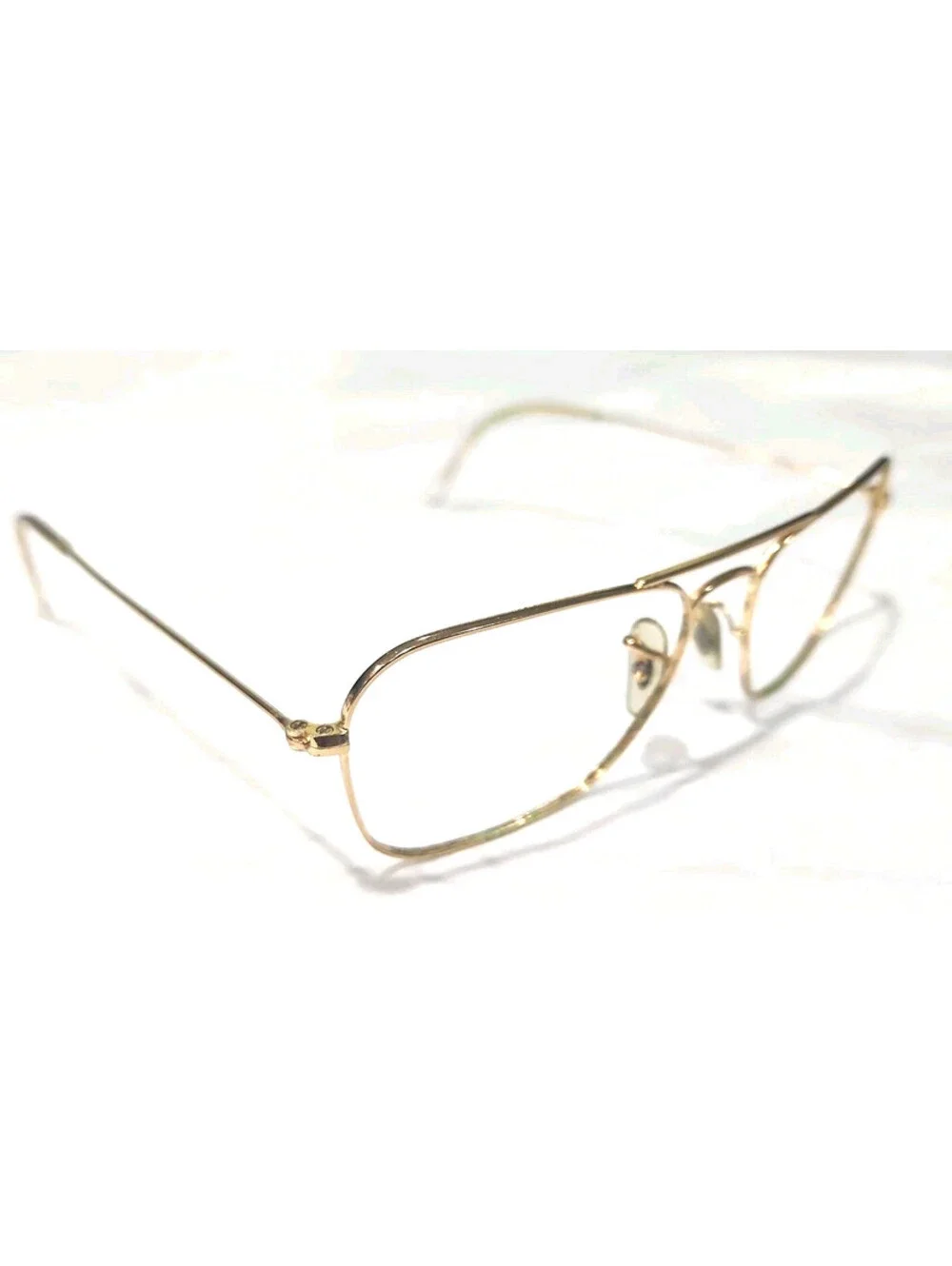 Ray Ban RB3136 Caravan 001 No Lenses Gold Metal Sunglasses Frame Only 55-15